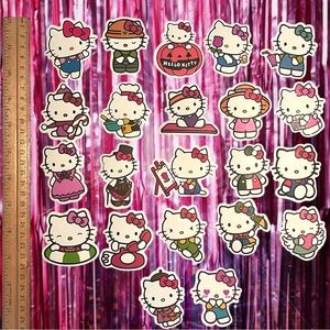 Sanrio Hello Kitty Sticker Pack (22pcs) Waterproof For Car, Laptop, Phone, Yeti